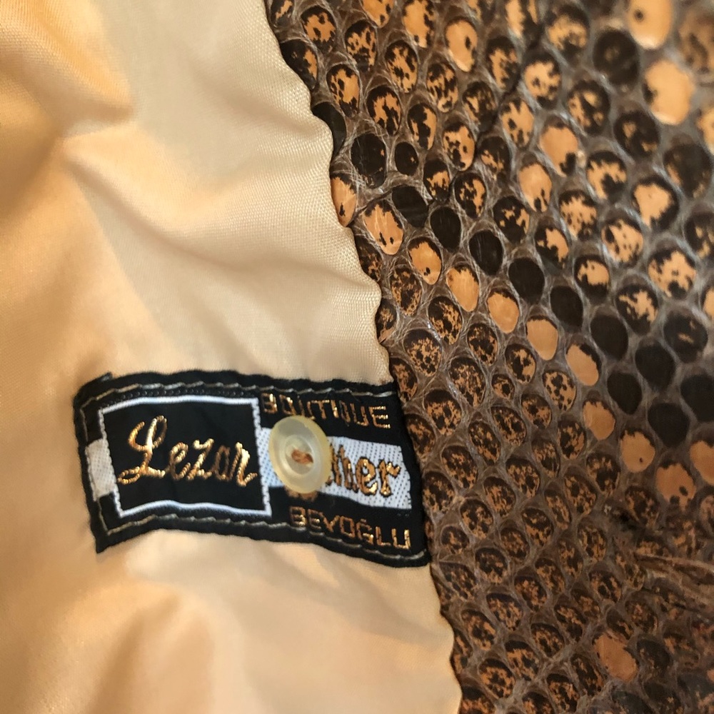 Real Python Snake Skin Jacket - Picture 2 of 2